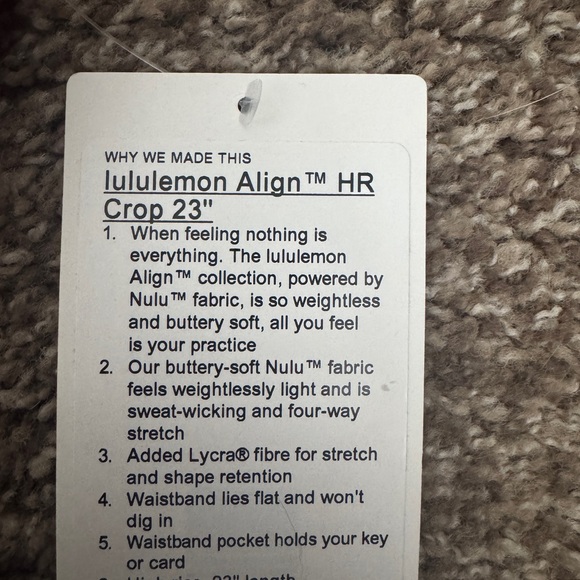 Lululemon Align Leggings NWT - Picture 2 of 3
